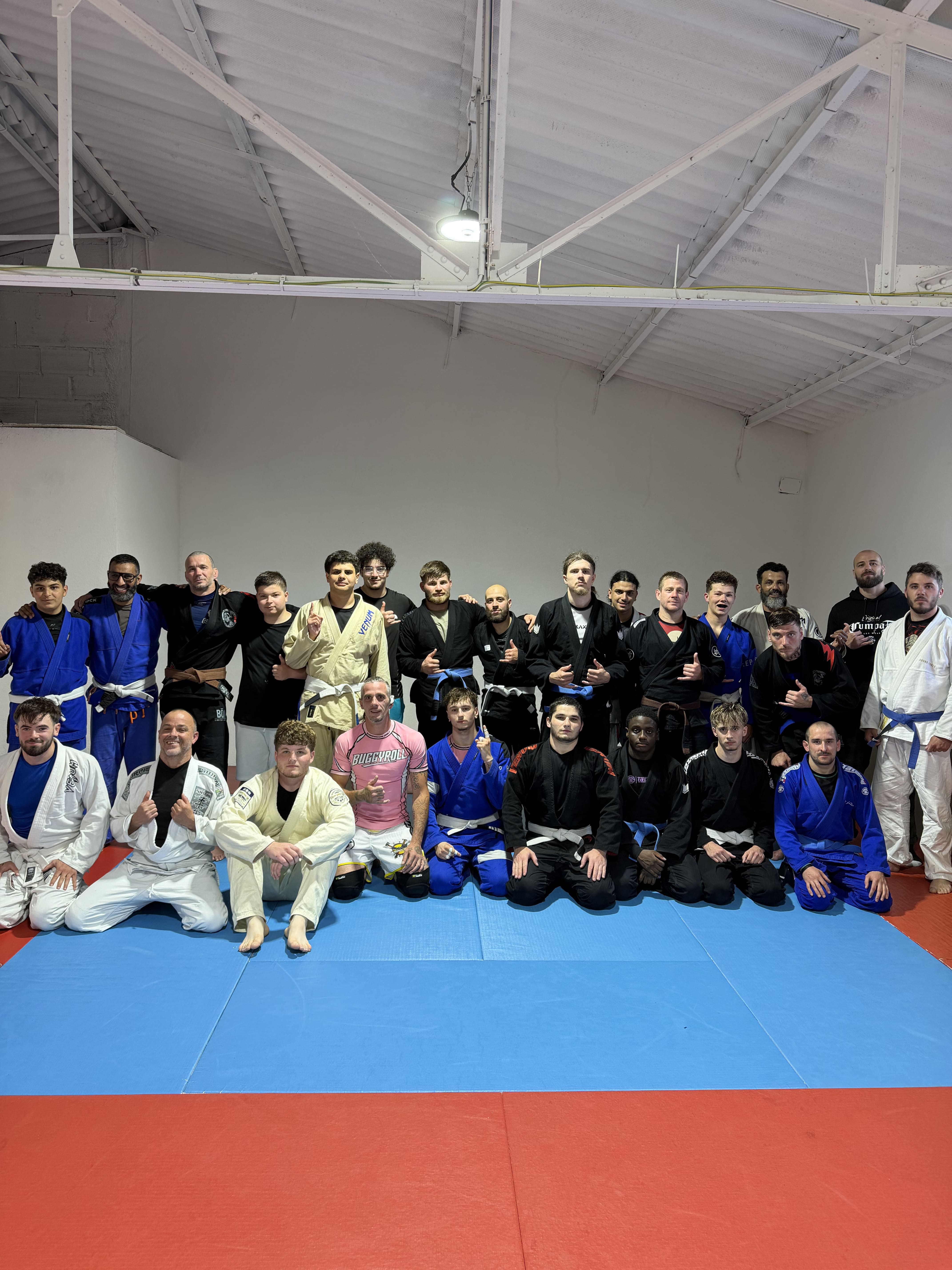 L'équipe Castelo BJJ Carcassonne sur le tatami