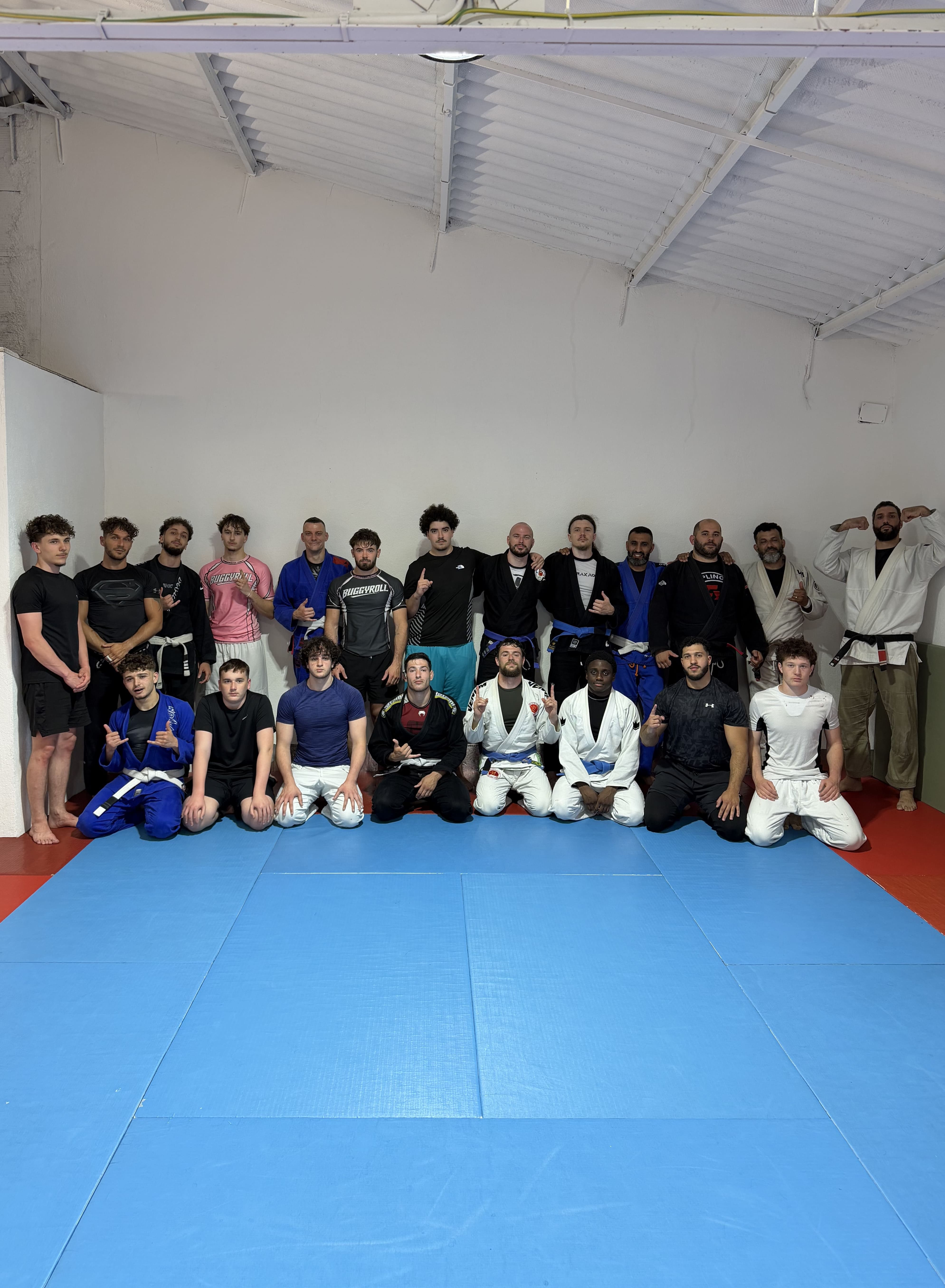 L'équipe Castelo BJJ Carcassonne après un entraînement